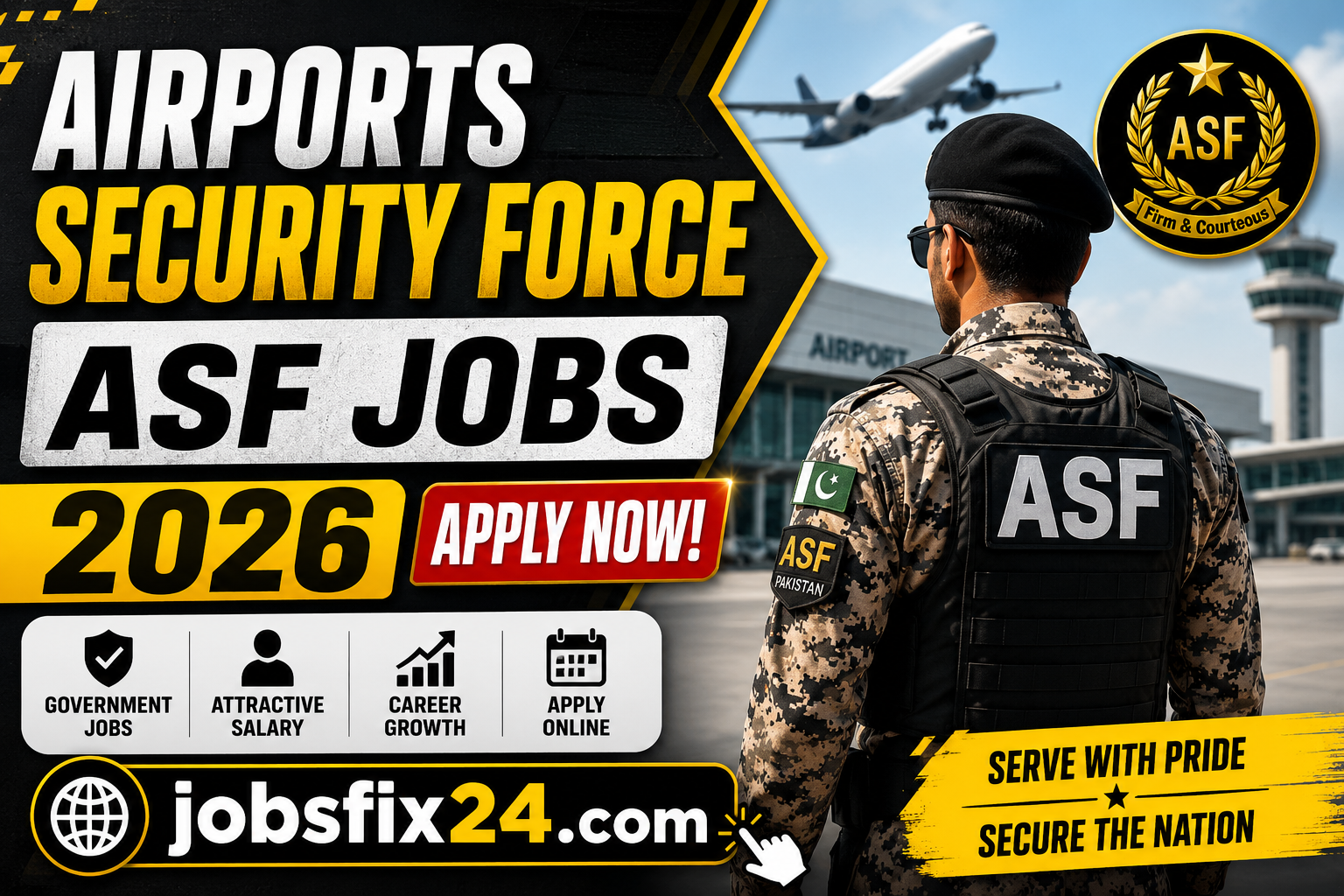 Airports Security Force ASF Jobs in 2026
