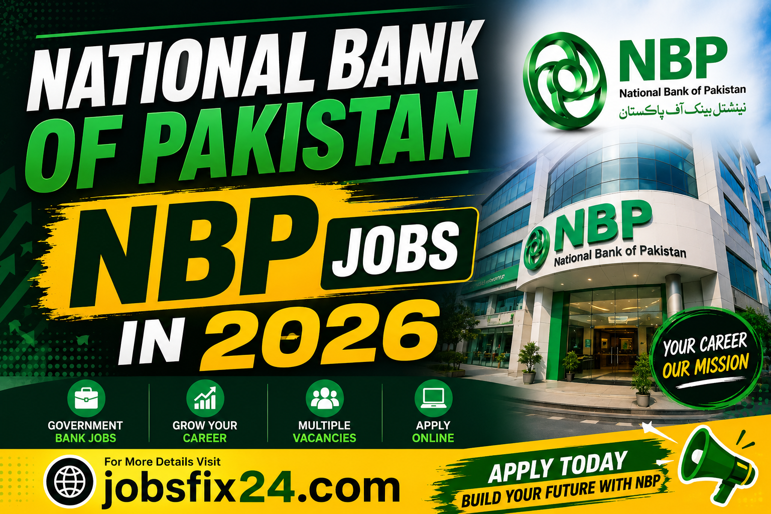 National Bank of Pakistan NBP Jobs in 2026