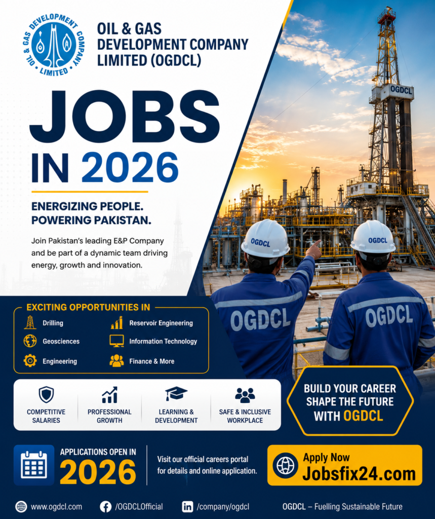 Oil and Gas Development Company Limited OGDCL Jobs in 2026